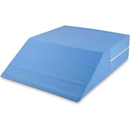 HEALTHSMART DMI Bed Wedge Ortho Pillow, 24" x 20" x 6", Blue 555-8071-0122